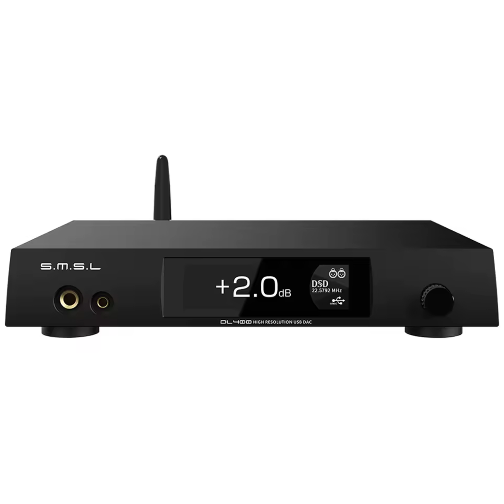 SMSL DL400: DAC/AMP Flagship | Chip ES9039MSPRO | 3000mW Potencia | Entradas I2S y AES/EBU | Salidas XLR y 4.4mm | Bluetooth LDAC