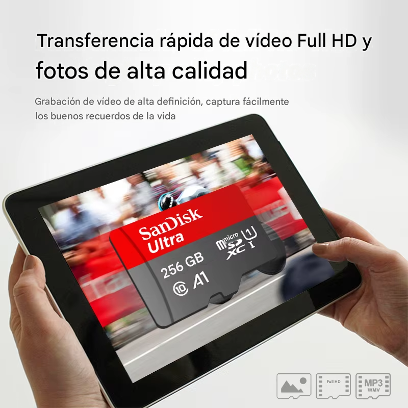 SanDisk Ultra microSD UHS-I (De 32GB a 1TB) | Tarjeta de Memoria Hasta 150MB/s | Clase 10 | A1 App Performance