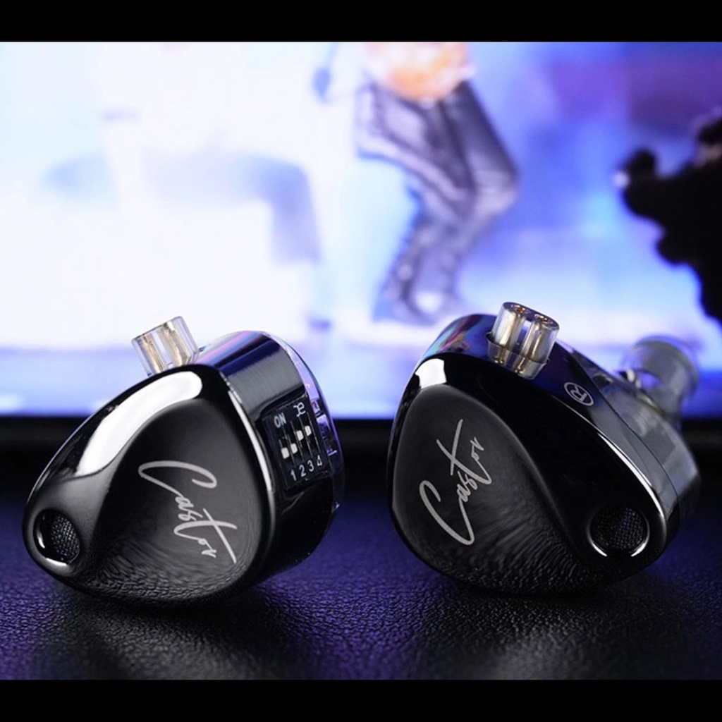 KZ CASTOR: Audífonos In-Ear - Doble Driver Dinámico Ajustable (Harman Target)