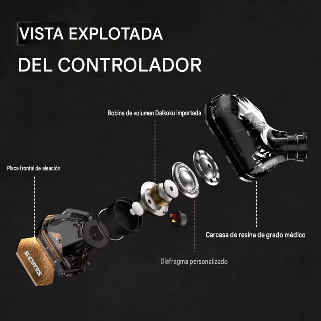 7Hz x Crinacle Zero:2 | IEM Dinámico para Audiófilos