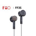 FiiO FF3S — earbuds “drum-type dual-cavity” · 14.2 mm dinámico · cable 0.78 mm 2-pin con plugs 3.5 / 4.4 mm intercambiables.