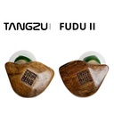 Tangzu FUDU Verse II — Hybrid IEM (1 Dynamic Driver + 2 Balanced Armatures) · con cable 0,78 mm 2-pin · plugs 3,5 mm / 4,4 mm.