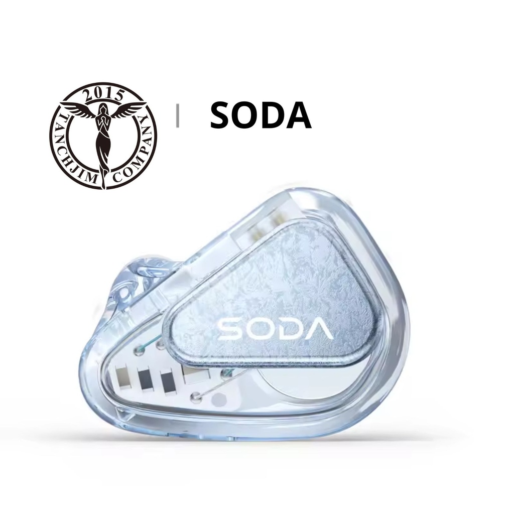 Tanchjim SODA: IEM Híbrido de Referencia | 1DD + 4BA + 2 Pasivos | Sonido Hi-Res de Alta Fidelidad