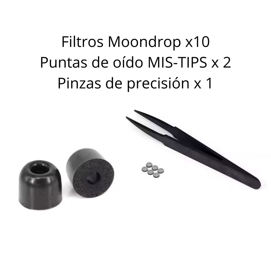 Filtros de Repuesto MoonDrop para Auriculares In-Ear (IEM) | Malla Anti-Polvo y Anti-Humedad