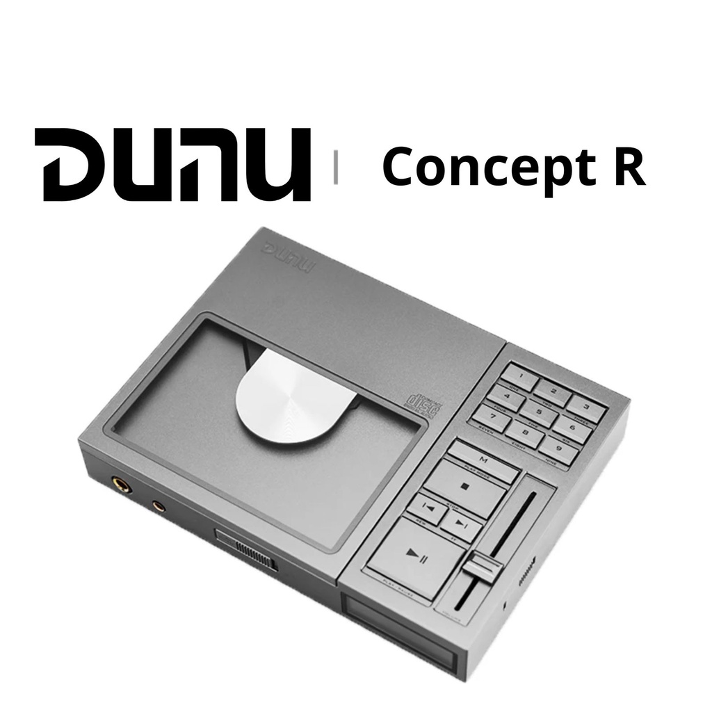 DUNU Concept R: Reproductor de CD Portátil | DAC R2R Balanceado | Salida 4.4mm | Bluetooth LDAC
