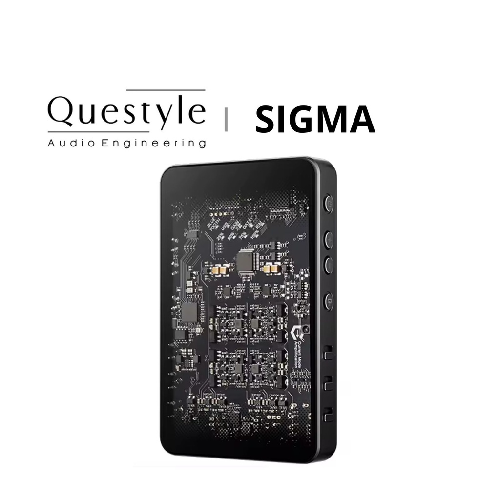 Questyle SIGMA: Dongle DAC/Amp Insignia | Tecnología Current Mode | Audio Lossless | Salida Balanceada 4.4mm