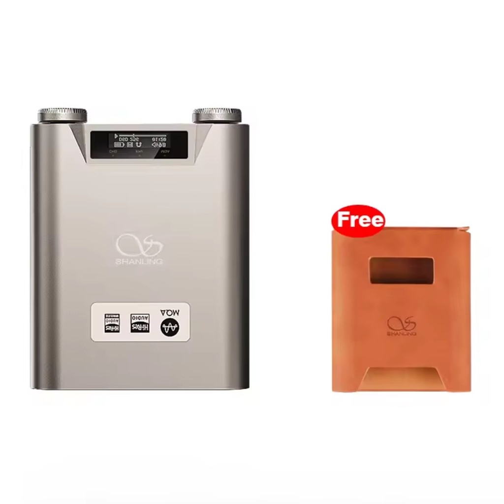 SHANLING H5: DAC/Amp Portátil y Reproductor Hi-Res | Doble DAC AK4493SEQ | Salida Balanceada 4.4mm | Control vía App