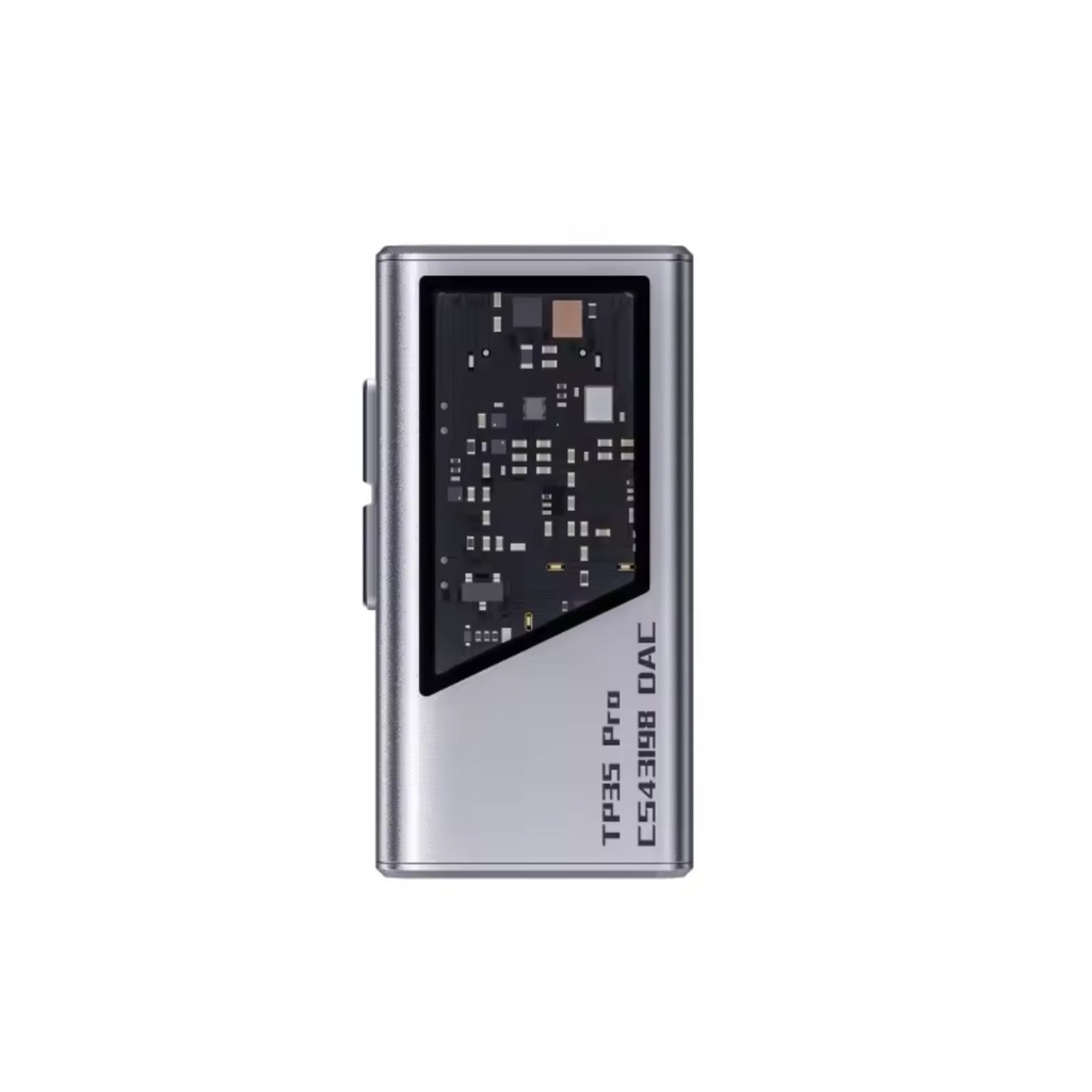 EPZ TP35 Pro: DAC/AMP Balanceado Portátil | Dual CS43198 Flagship | 262mW Potencia | Ventana Transparente | App con PEQ | Hi-Res DSD256