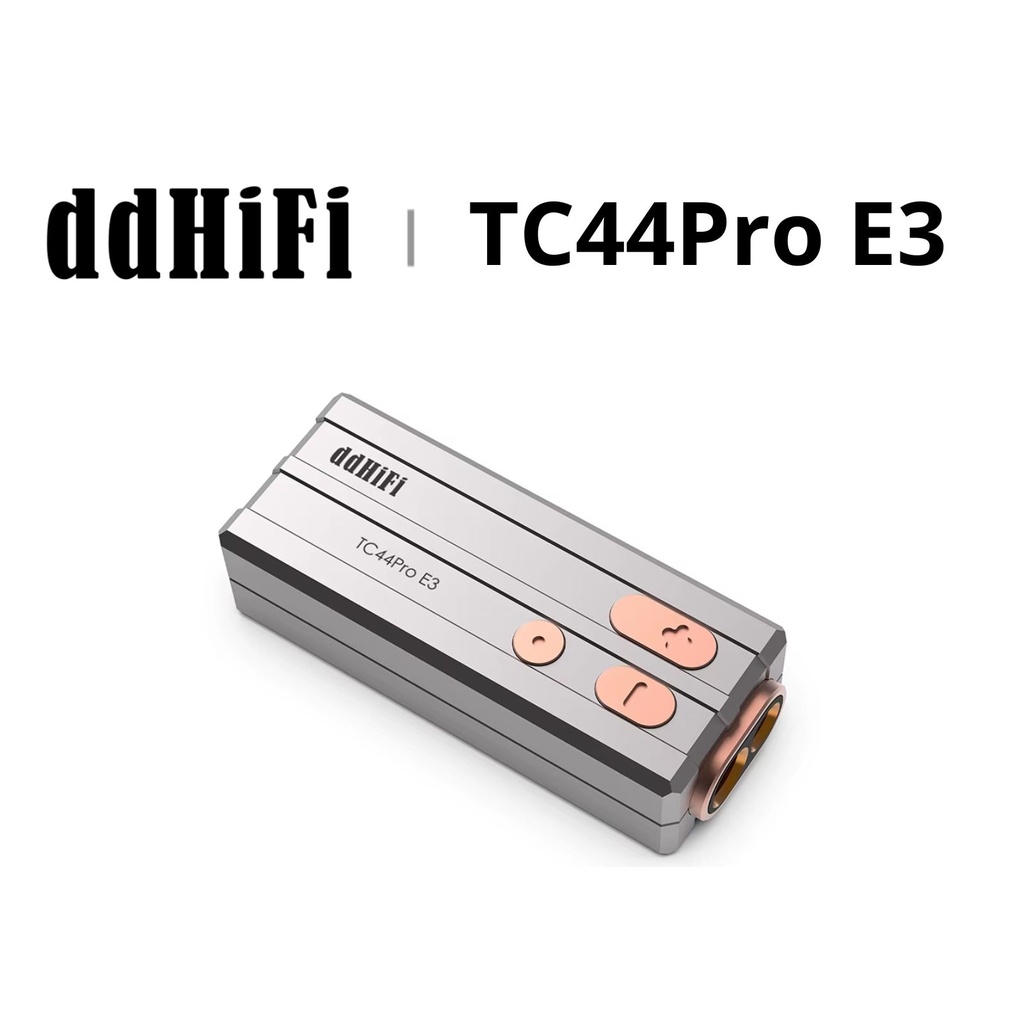 ddHiFi TC44Pro E3: DAC/AMP Balanceado | Cable Intercambiable | Dual CS43198 + Dual Op-Amp | 510mW Potencia | Salidas 3.5mm & 4.4mm | Diseño Ultra-Compacto