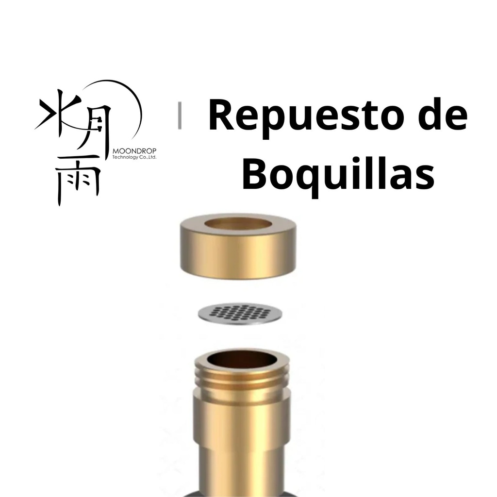 Repuesto de Boquillas Acústicas MOONDROP (2 Pares) | Latón CNC | Compatible con CHU II, Aria 2 y Starfield 2