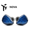 TRUTHEAR NOVA — IEM híbrido 1 Dynamic (10 mm) + 4 Balanced Armature · crossover de 3 vías · conector 0,78 mm 2-pin (recessed) · cable OCC 4 hebras 3,5 mm SE.