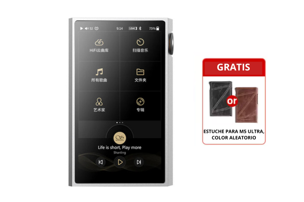 Shanling M5 Ultra – Reproductor de música digital portátil Hi-Res