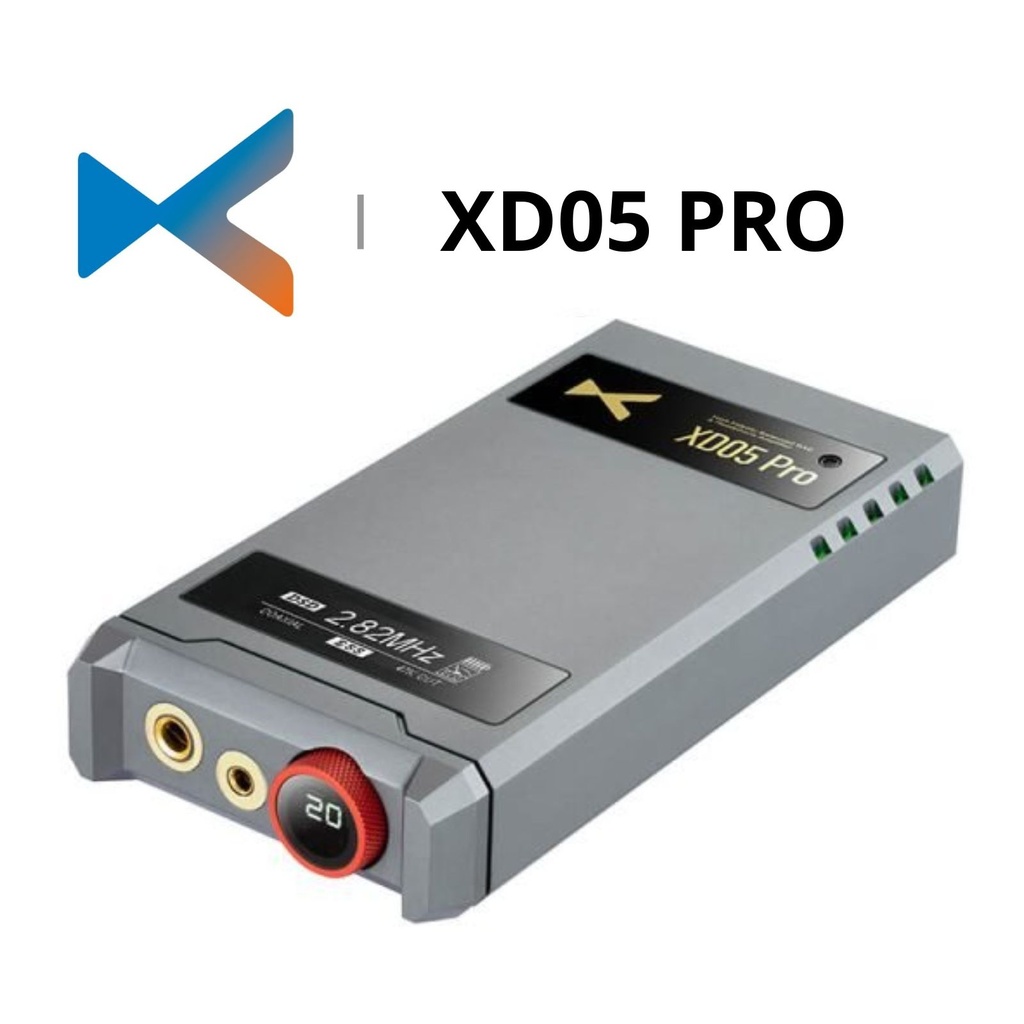 xDuoo XD05 PRO: DAC/Amp Transportable de Referencia | 2000mW de Potencia | Diseño de DAC Modular | Salida 4.4mm