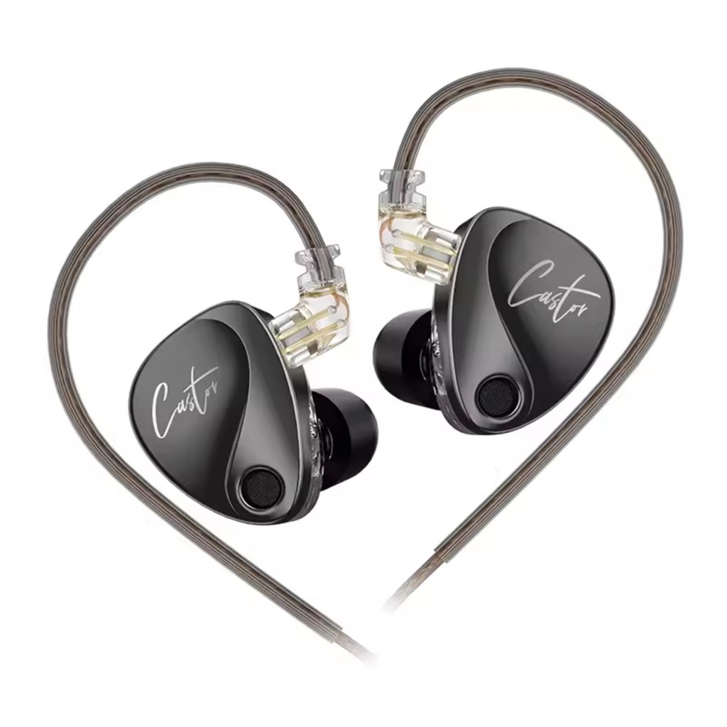 KZ CASTOR: Audífonos In-Ear - Doble Driver Dinámico Ajustable (Harman Target)