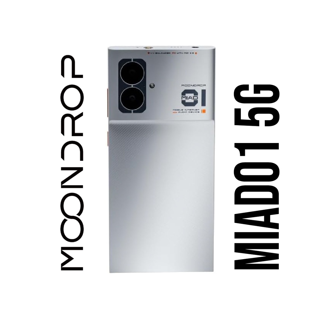 MOONDROP MIAD01 – Smartphone Hi-Fi 5G con salidas 3,5 mm (SE) + 4,4 mm (balanceada) y DAC dual.