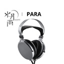 MOONDROP PARA — audífono over-ear abierto con driver planar magnético de 100 mm (FDT – Full-Drive Technology, trazo de plata pura) · 8 Ω · 101 dB/Vrms · 15–53 kHz (efectiva 20–20 kHz) · cable desmontable dual 3,5 mm.