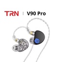 TRN V90 Pro – IEM híbrido 1DD + 5BA (6 drivers), 2-pin 0,75 mm (QDC) y jack 3,5 mm