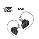 KZ ASX — IEM 20 Balanced Armature (unidad por canal) · conectado por cable 0,75 mm 2-pin · jack 3,5 mm SE · versiones con o sin micrófono.