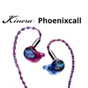 Kinera Celest Phoenixcall — IEM híbrido tribrid 1 DD + 2 BA + 2 Micro-Planar Drivers (FPD) · interfaz 0,78 mm 2-pin · plugs 3,5 mm / 4,4 mm.