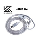 Cable KZ Tipo C con DAC | Cobre OFC Bañado en Plata